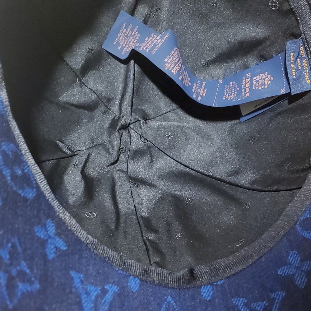 Louis Vuitton Dark Blue Monogram Baseball Cap - Picture 6 of 8